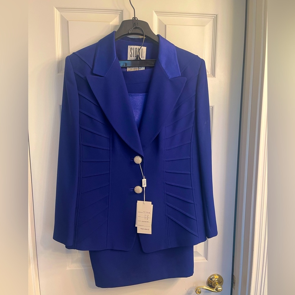SIONI  Paris • New York • Milano Vintage Blue Suit